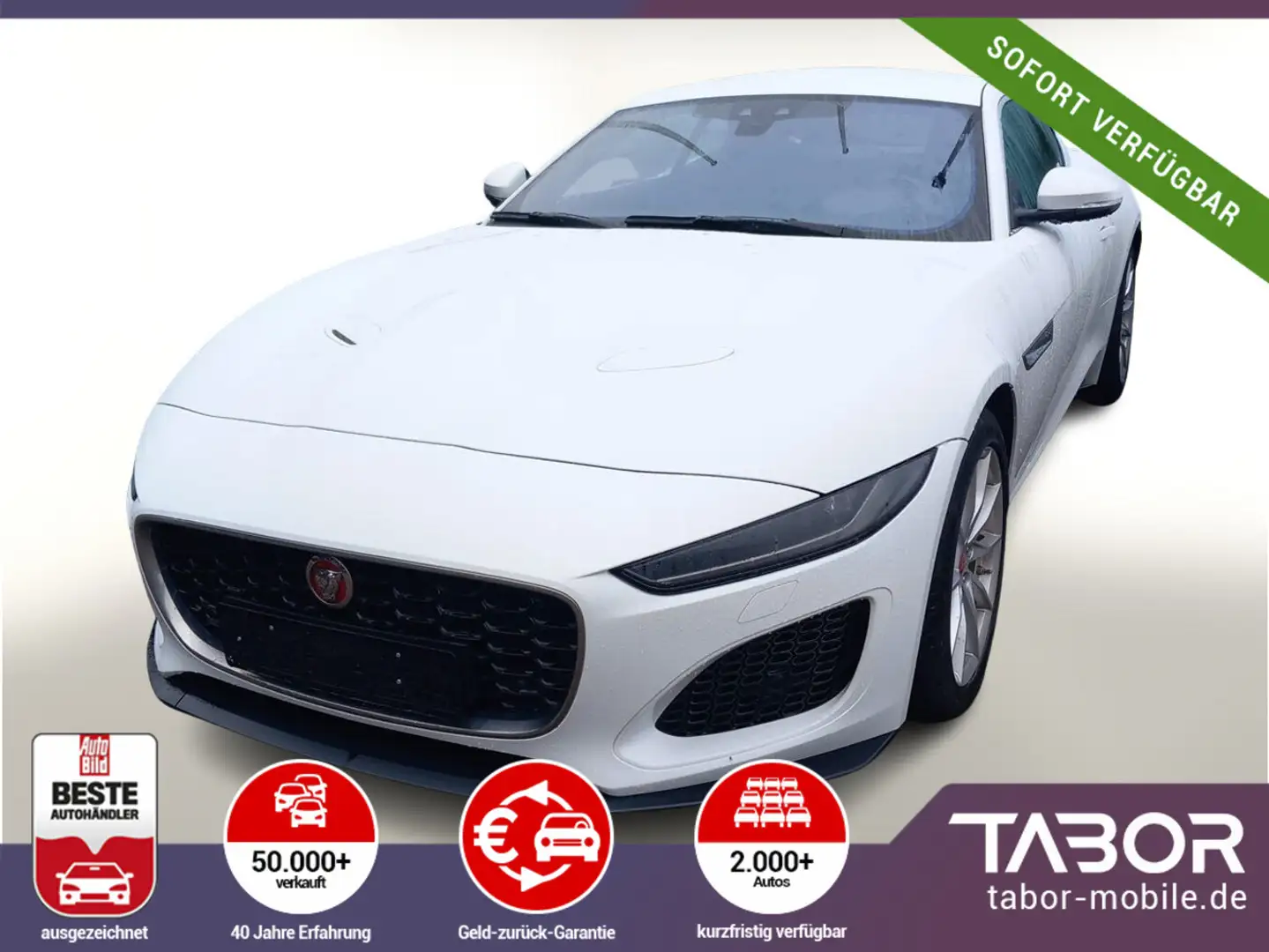 Jaguar F-Type 2.0 P300 SHZ LED Nav Leder 18Z Kam Weiß - 1
