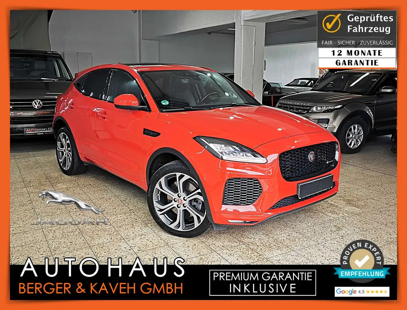 Jaguar E-Pace E-PACE AWD R-DYNAMIC | HUD +[12MON. GARANTIE] Rot - 1
