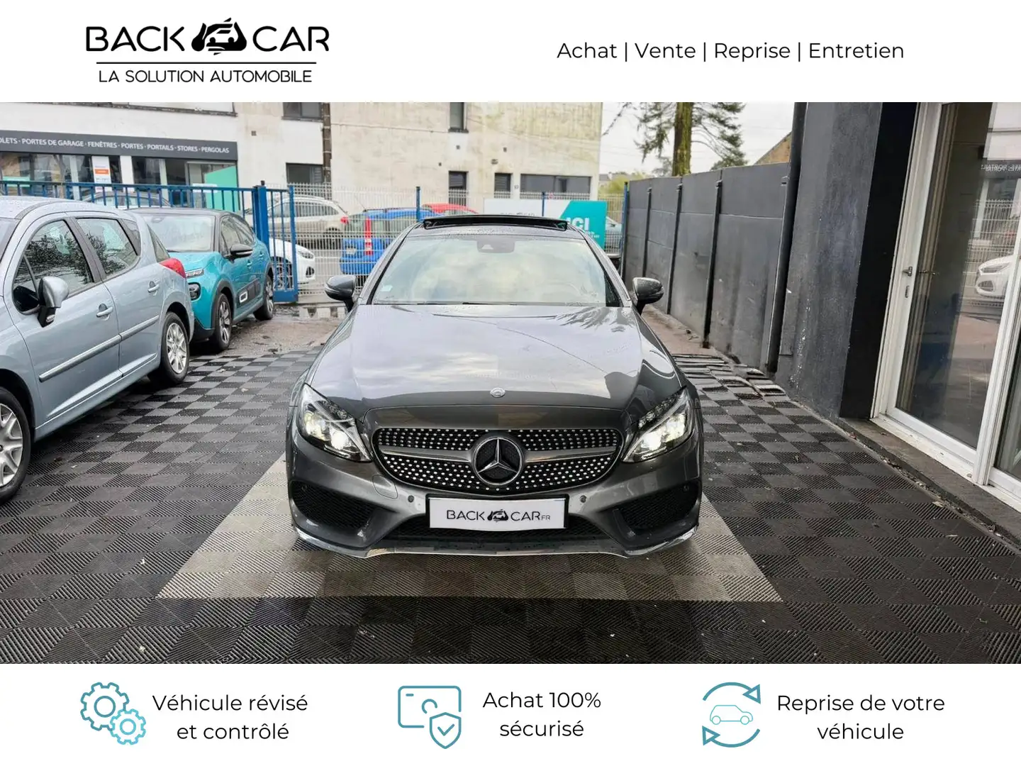 Mercedes-Benz C 220 220 d 9G-Tronic Fascination Grau - 2