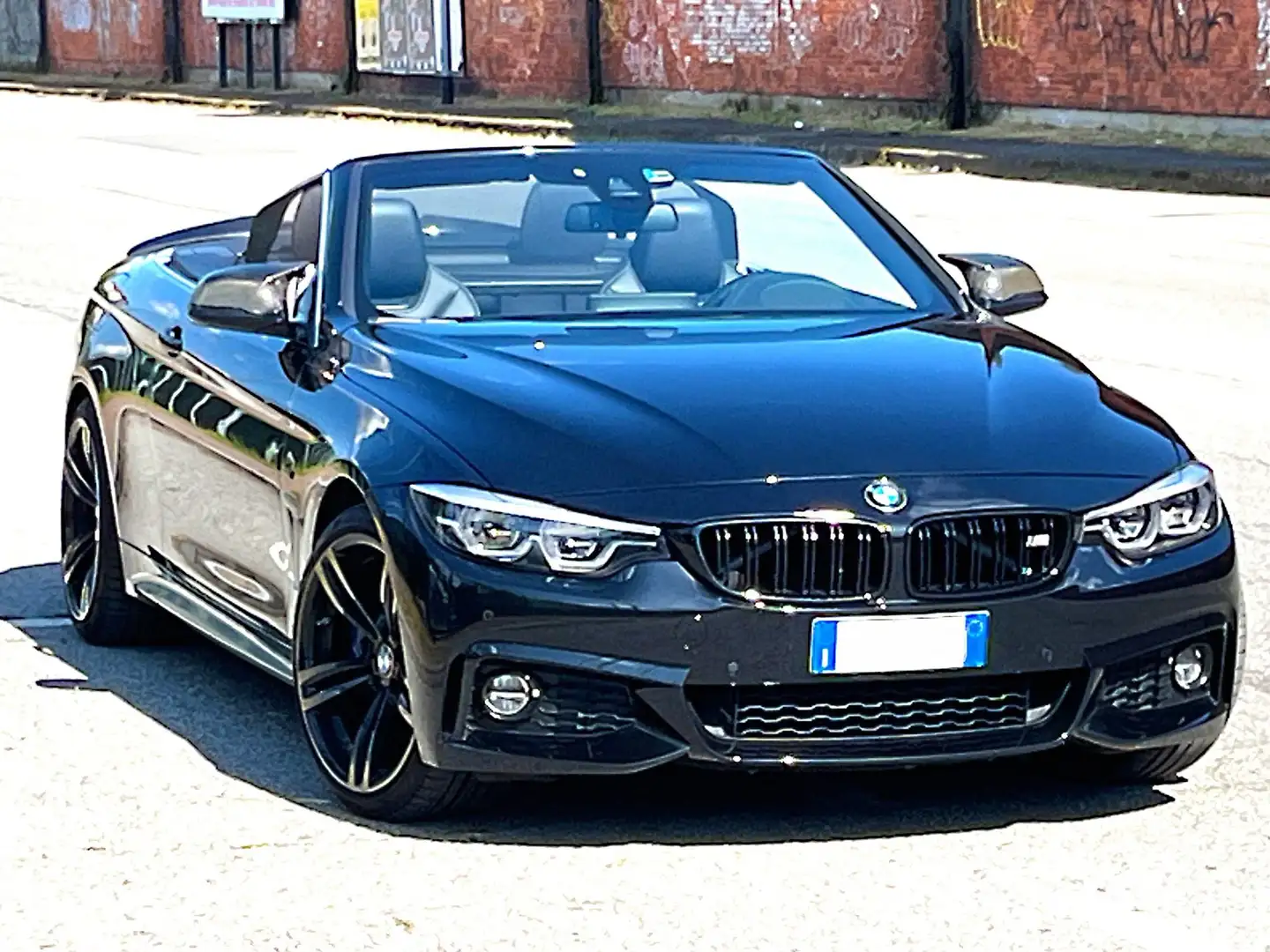 BMW 430 CABRIO (F33) SOLO 59.000 Km!! MSPORT - RARA!! Nero - 1