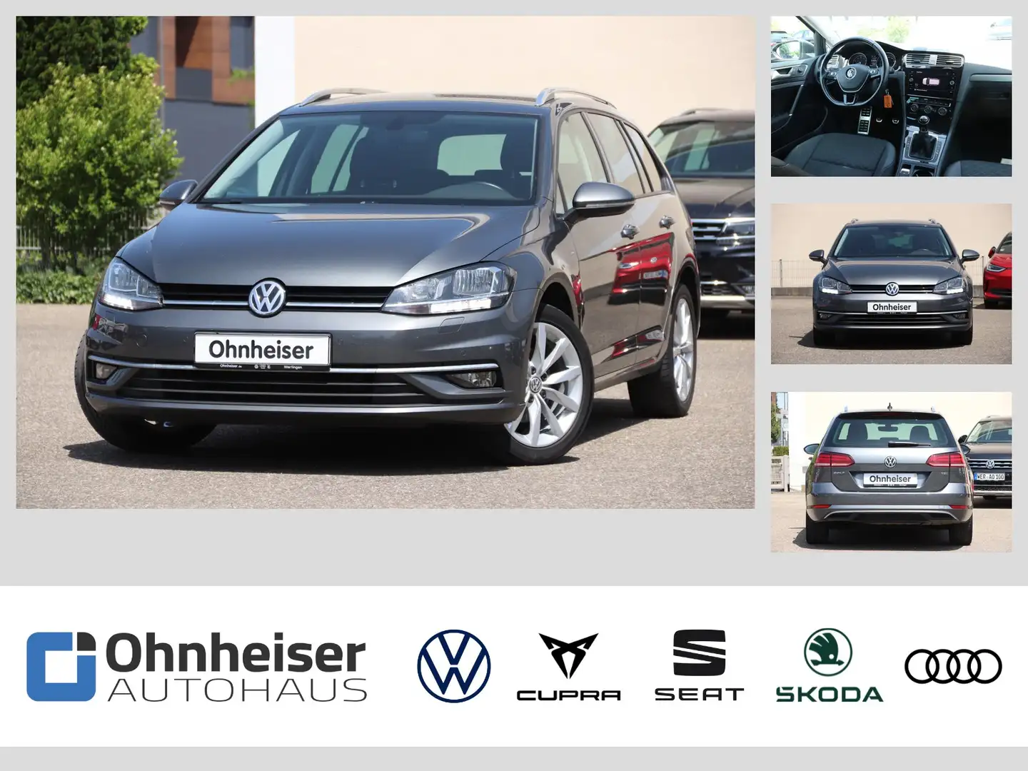 Volkswagen Golf Variant VII 1.0 TSI Join CLIMATRONIC*NAVI*SHZ Grau - 1