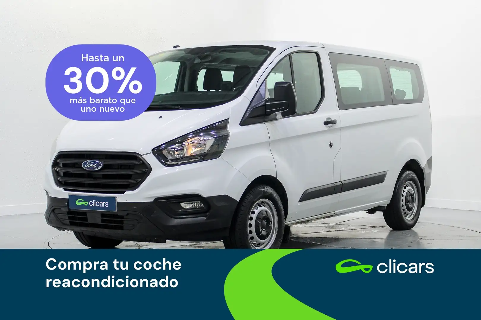 Ford Transit Custom FT 320 L1 Kombi Ambiente EcoBlue 10 Blanc - 1