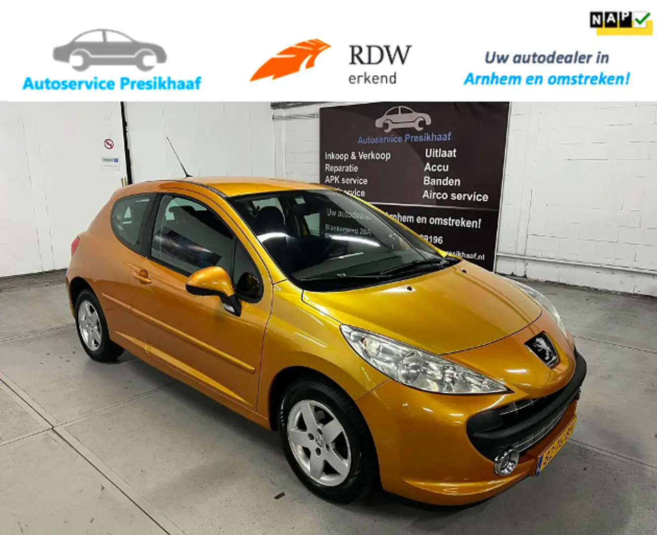 Peugeot 207 1.4-16V XS Pack ECC / NAP / LM VELGEN Orange - 1