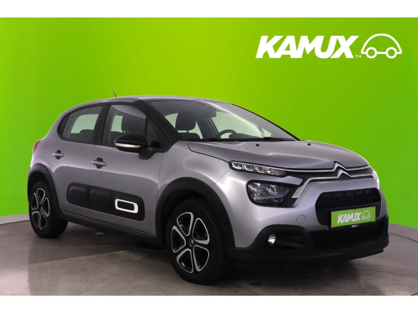 Citroen C3 1.2PureTech 110 Plus +LED+TEMPO+KLIMAAUT.+ Gris - 1