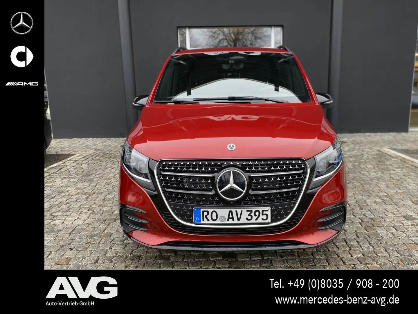Mercedes-Benz V 300 V 300 d AVANTGARDE AMG Line Navi Burmeste SHD Kırmızı - 2