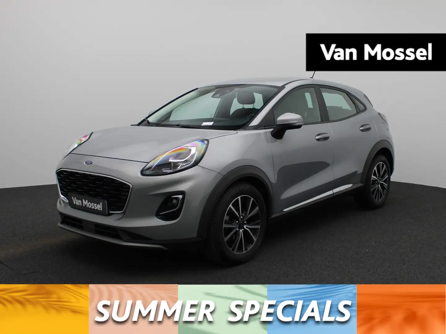 Ford Puma 1.0 EcoBoost Hybrid Titanium Grijs - 1