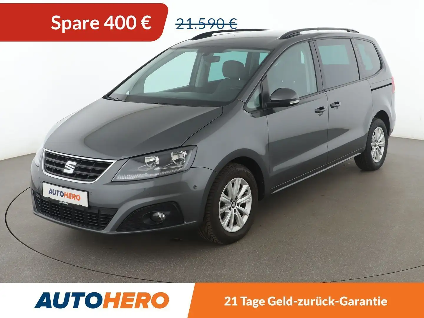 SEAT Alhambra 2.0 TDI StyleTravel Aut.*NAVI*TEMPO*CAM*PDC* Grau - 1