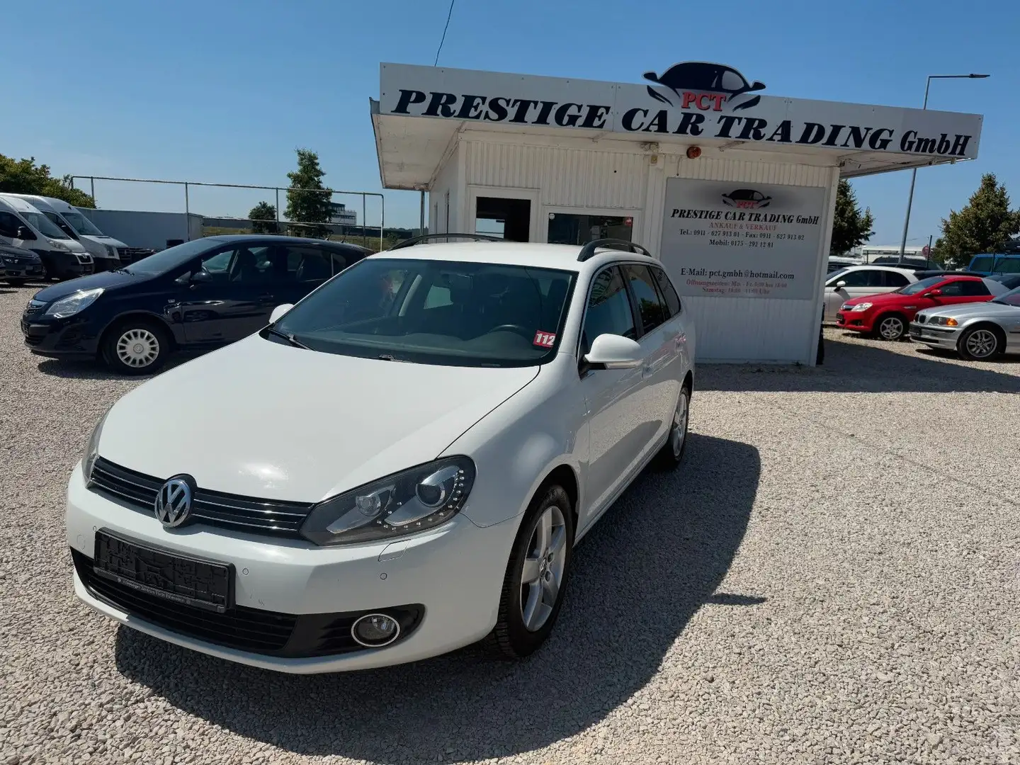 Volkswagen Golf VI 2.0 TDI  Variant Comfortline*NAVI*XENON* Blanc - 1