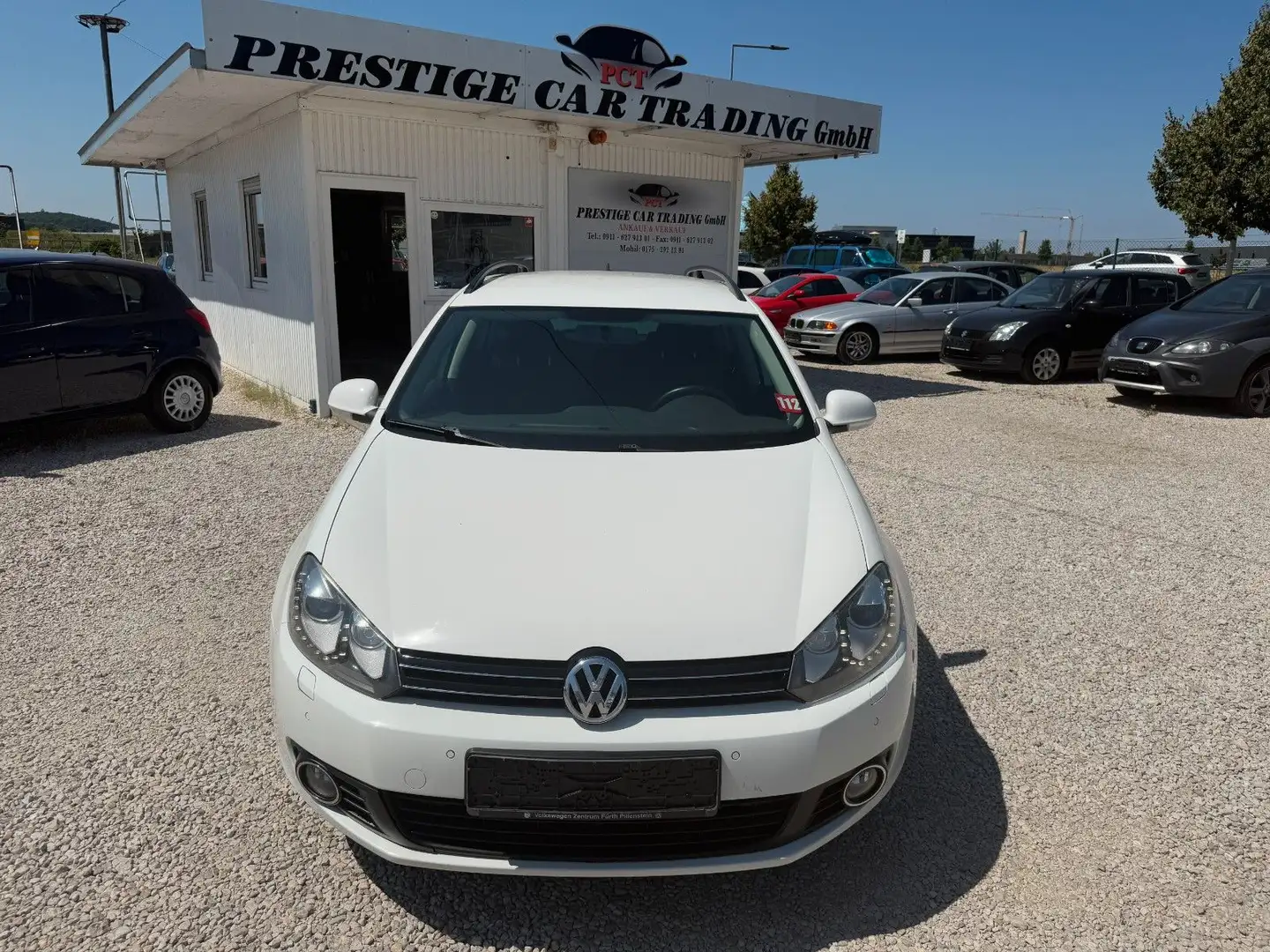 Volkswagen Golf VI 2.0 TDI  Variant Comfortline*NAVI*XENON* Blanc - 2