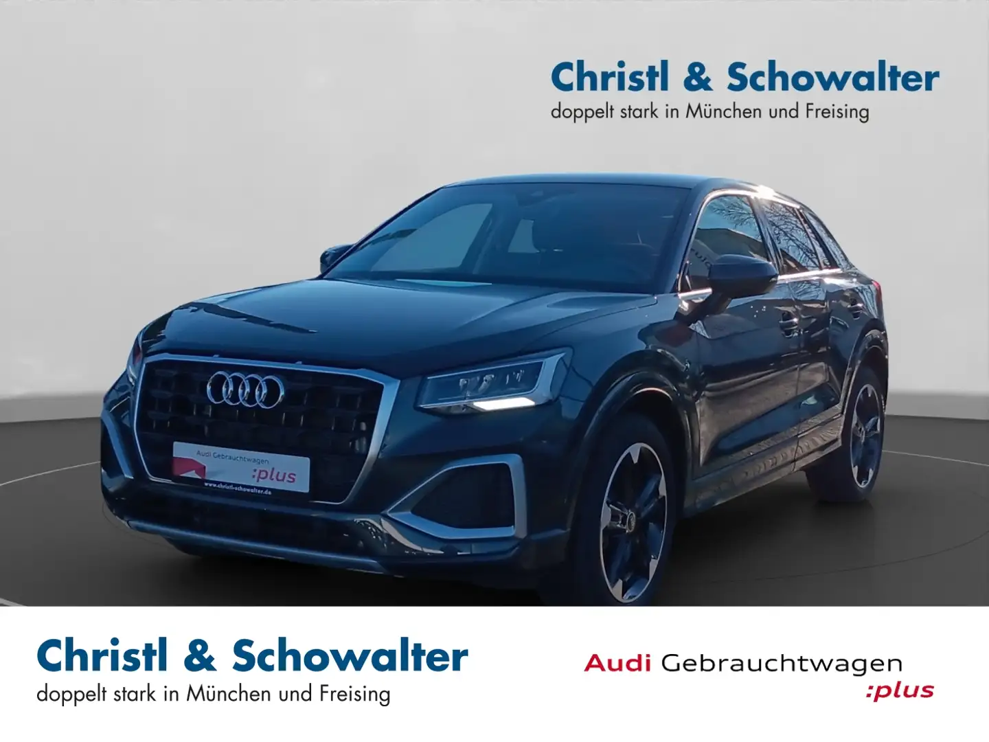 Audi Q2 30TFSI advanced AHK NAVI STHG SOUND ACC Grau - 1