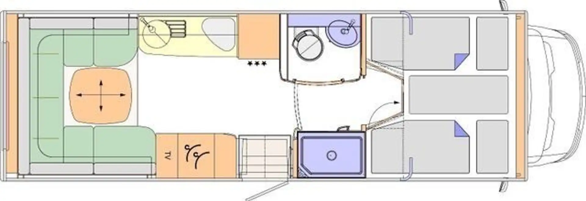 Concorde Concorde Cruiser 791 RL 4x4 | Dachklima | Solar Gris - 2