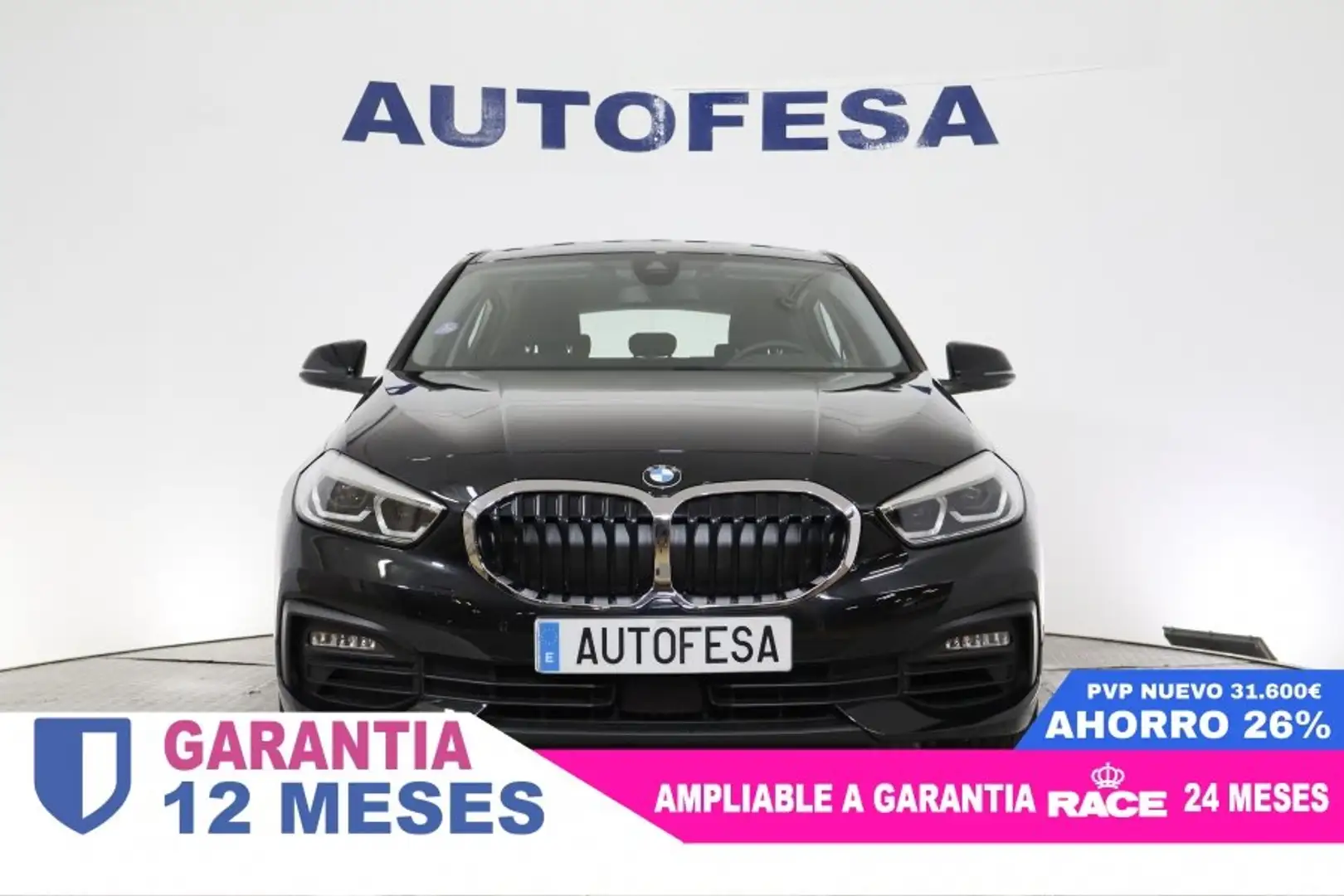 BMW SERIE 1 I DESIGN 136cv 5P # NAVY, PARKTRONIC Negro - 2