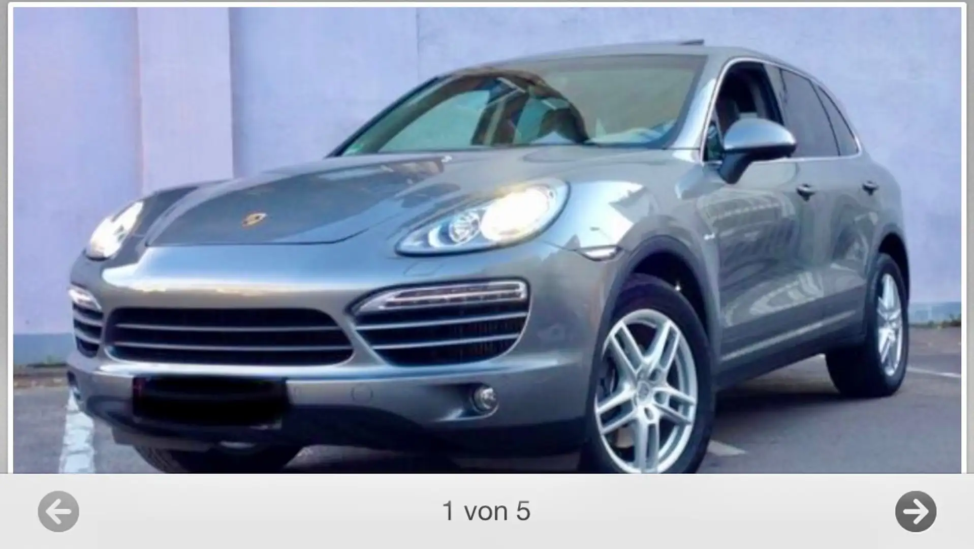 Porsche Cayenne Cayenne Diesel Tiptronic S Grau - 1