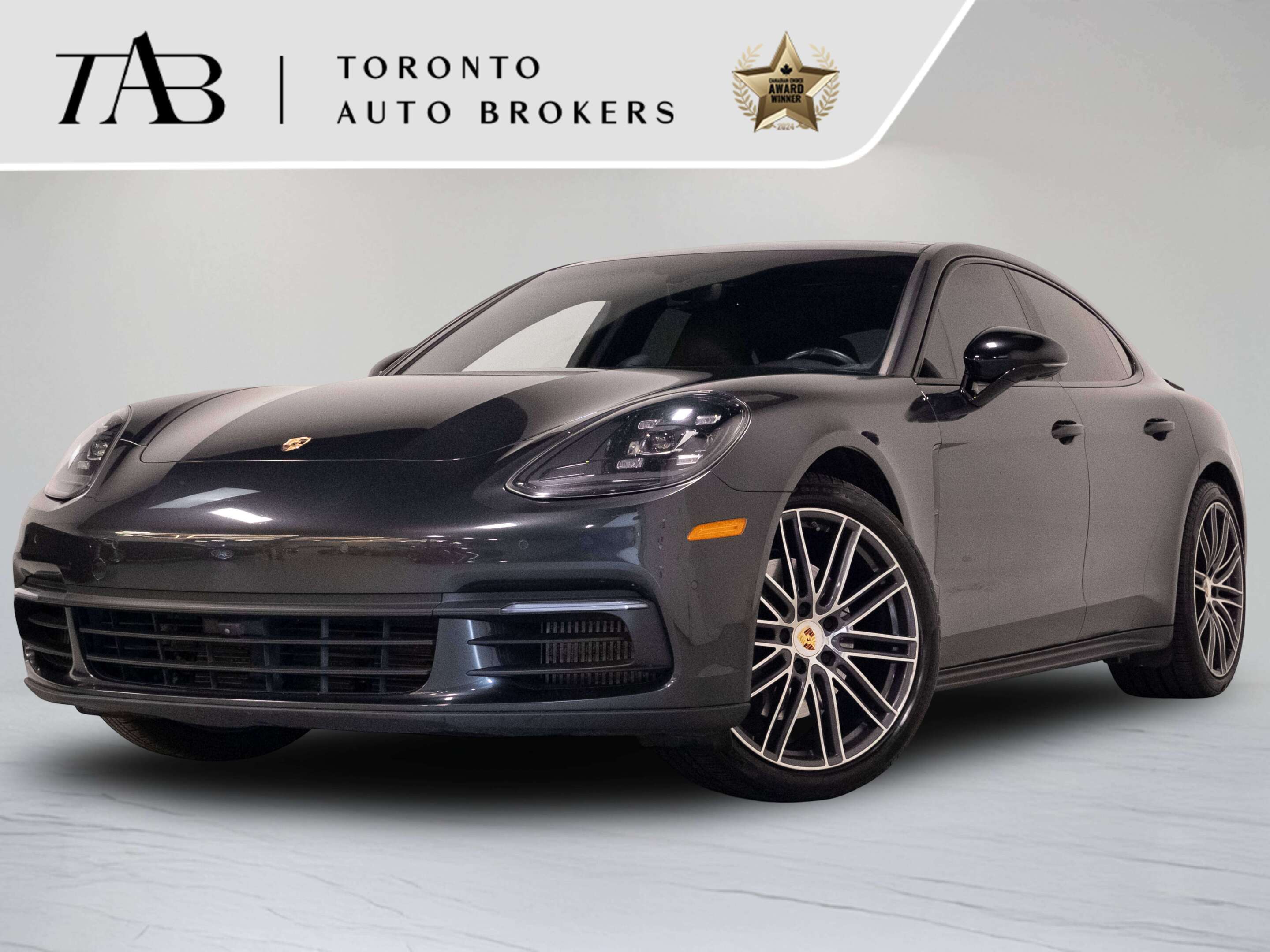 Gray 2017 Porsche Panamera Sedan All-Wheel Drive 8-Speed Automatic