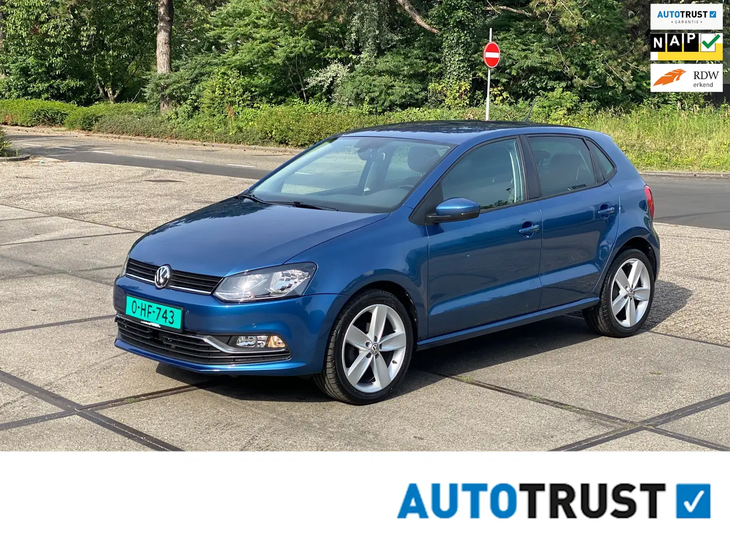 Volkswagen Polo 1.2 TSI Highline 90PK Apk Garantie Nette Auto Bleu - 1