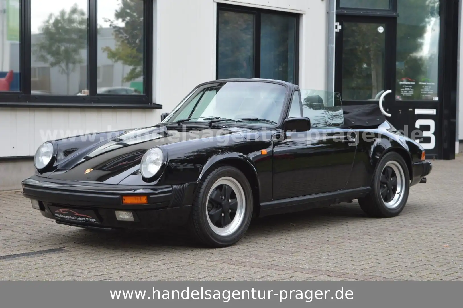 Porsche 911 Carrera Cabrio Schwarz/Schwarz H Zulannsung Schwarz - 1