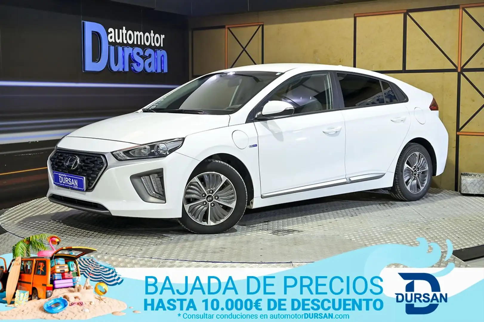 Hyundai IONIQ 1.6 GDI PHEV Klass DCT Blanc - 1