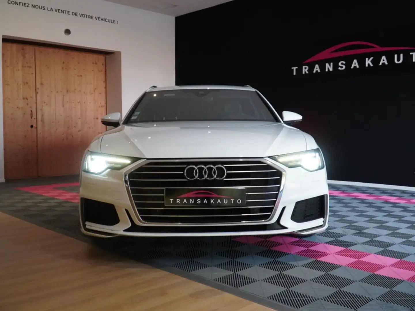 Audi A6 40 TDI 204 ch S line / SUIVI %2B VIDANGE S TRONIC Blanc - 2