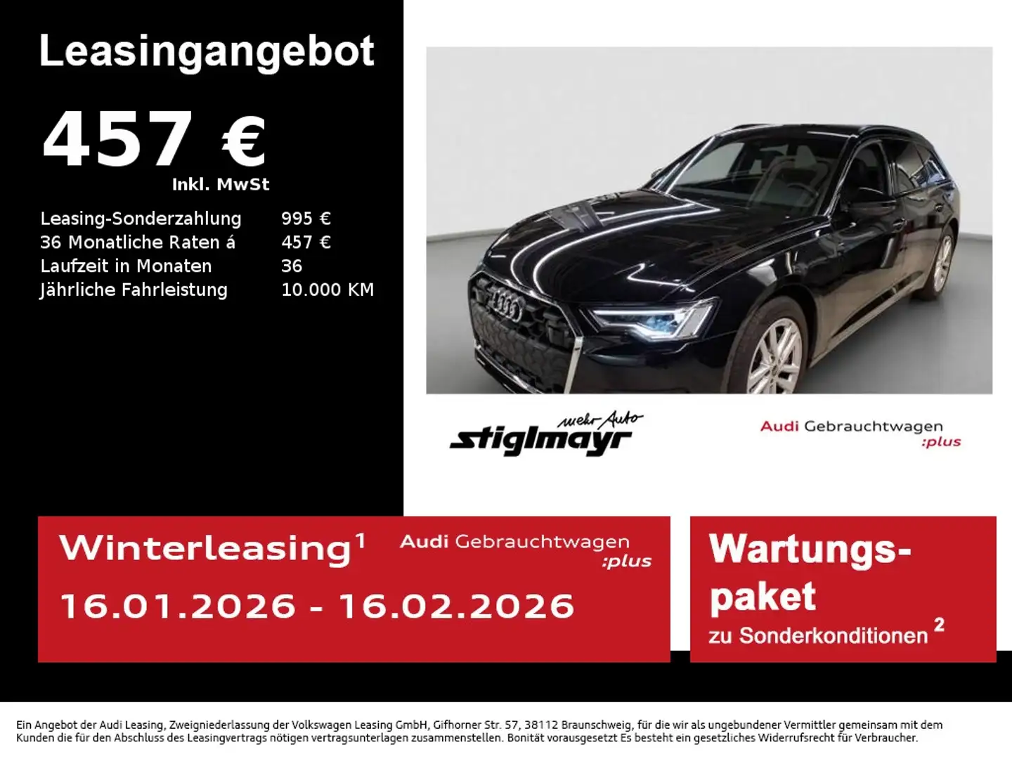 Audi A6 Avant 50 TFSIe quattro ACC+AHK+MATRIX+NAVI Noir - 1