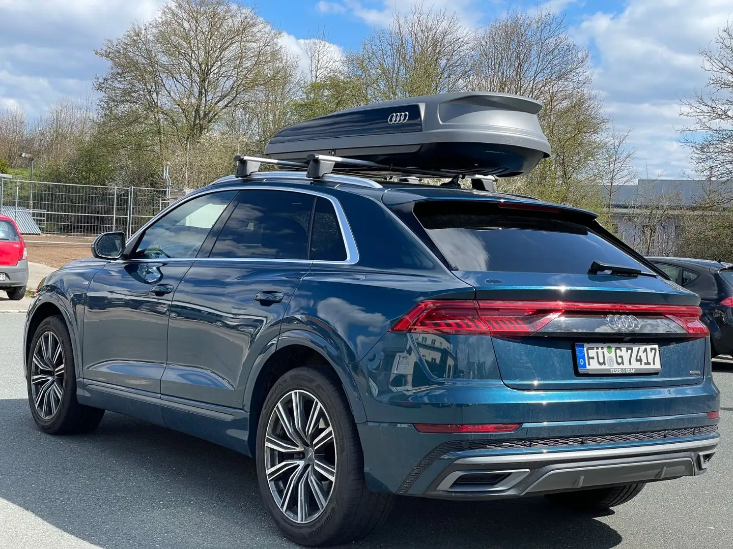 Audi Q8 50 TDI Midhyb. 3 S-Line quattro S-tronic StZ Blau - 2