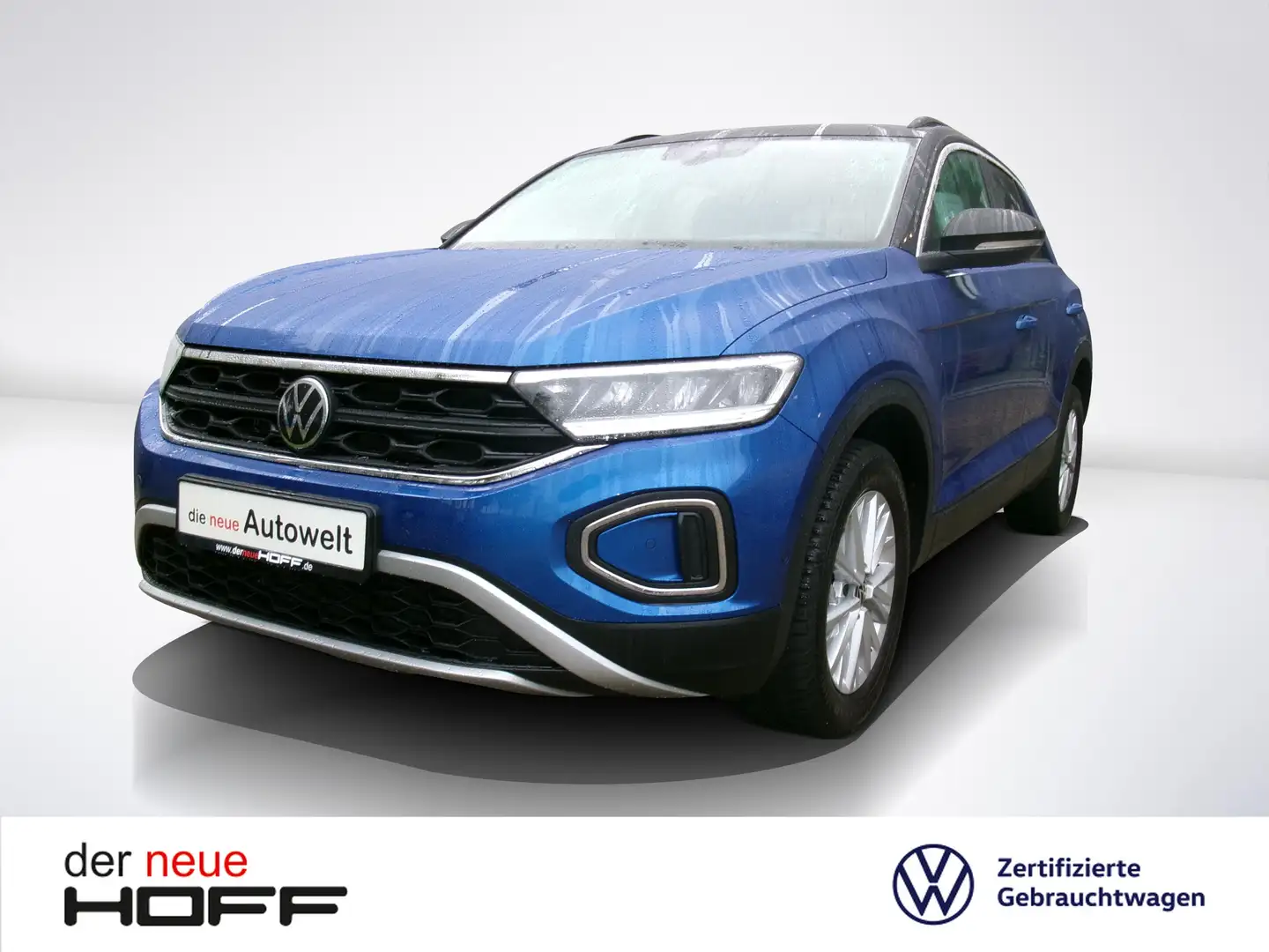 Volkswagen T-Roc 1.0 TSI Life Parkassist SHZ Allwetter APP DAB+ LED Bleu - 1