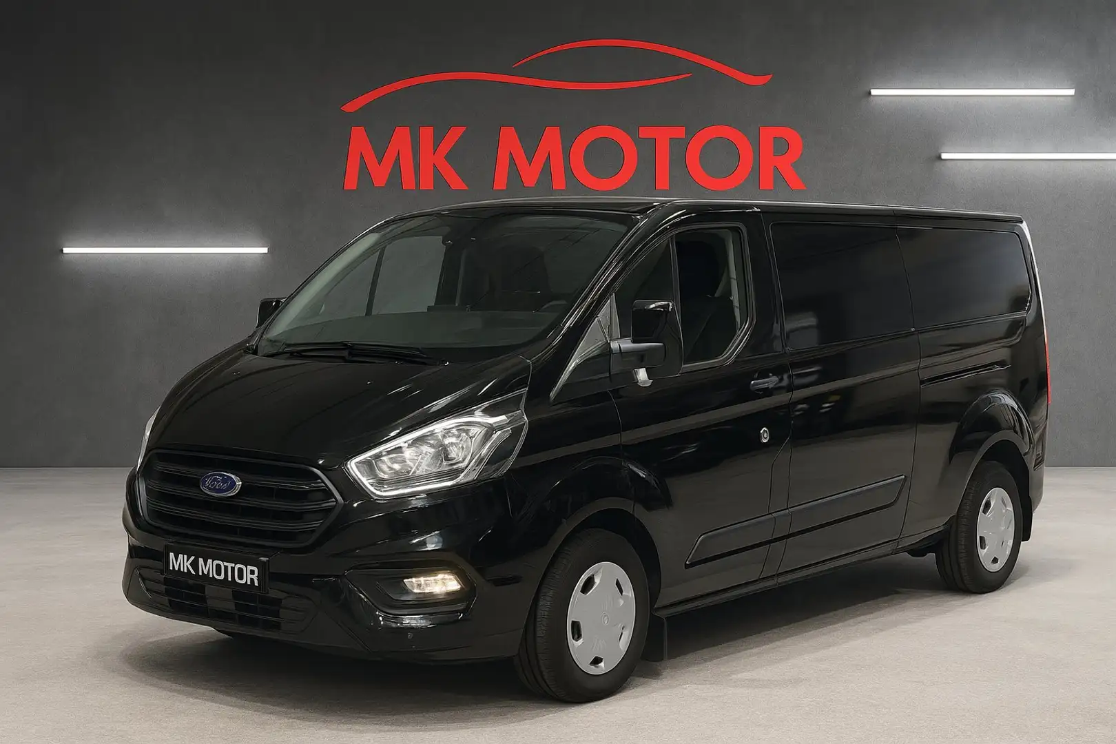 Ford Transit Custom 🟢2.0 TDCi 170CV - 6 PLACES - AIRCO Чёрный - 1