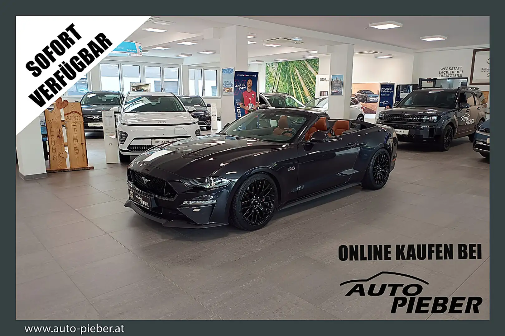Ford Mustang 5,0 Ti-VCT V8 GT Cabrio Aut. *Navi*LED*SHZ* Schwarz - 1