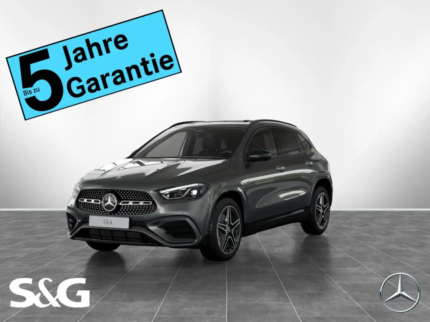Mercedes-Benz GLA 200 AMG MBUX+360°+M-LED+AHK+Pano+Night+Totwi Grau - 1