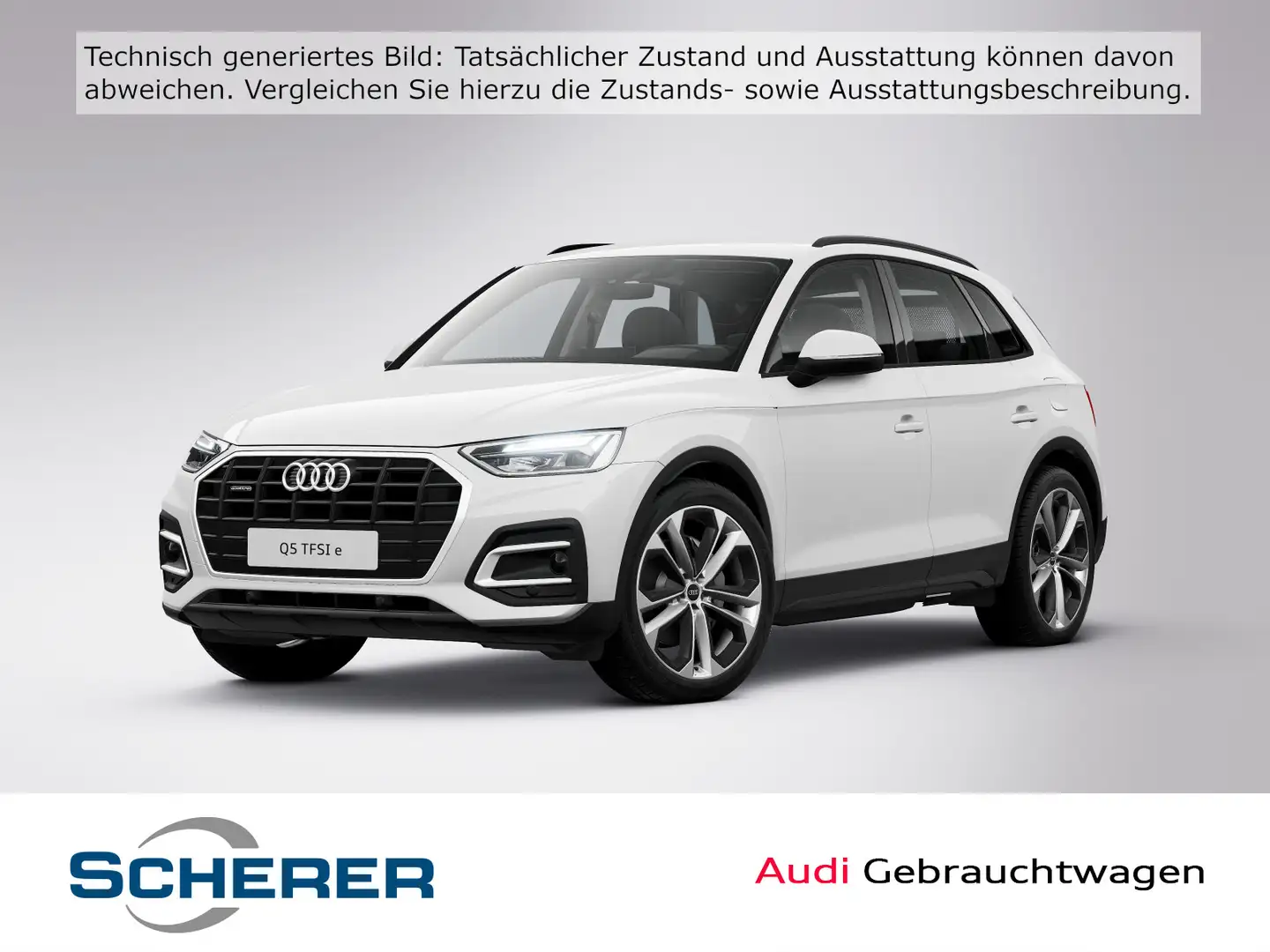 Audi Q5 50 TFSIe quattro S tronic NAVI ACC RFK Weiß - 1