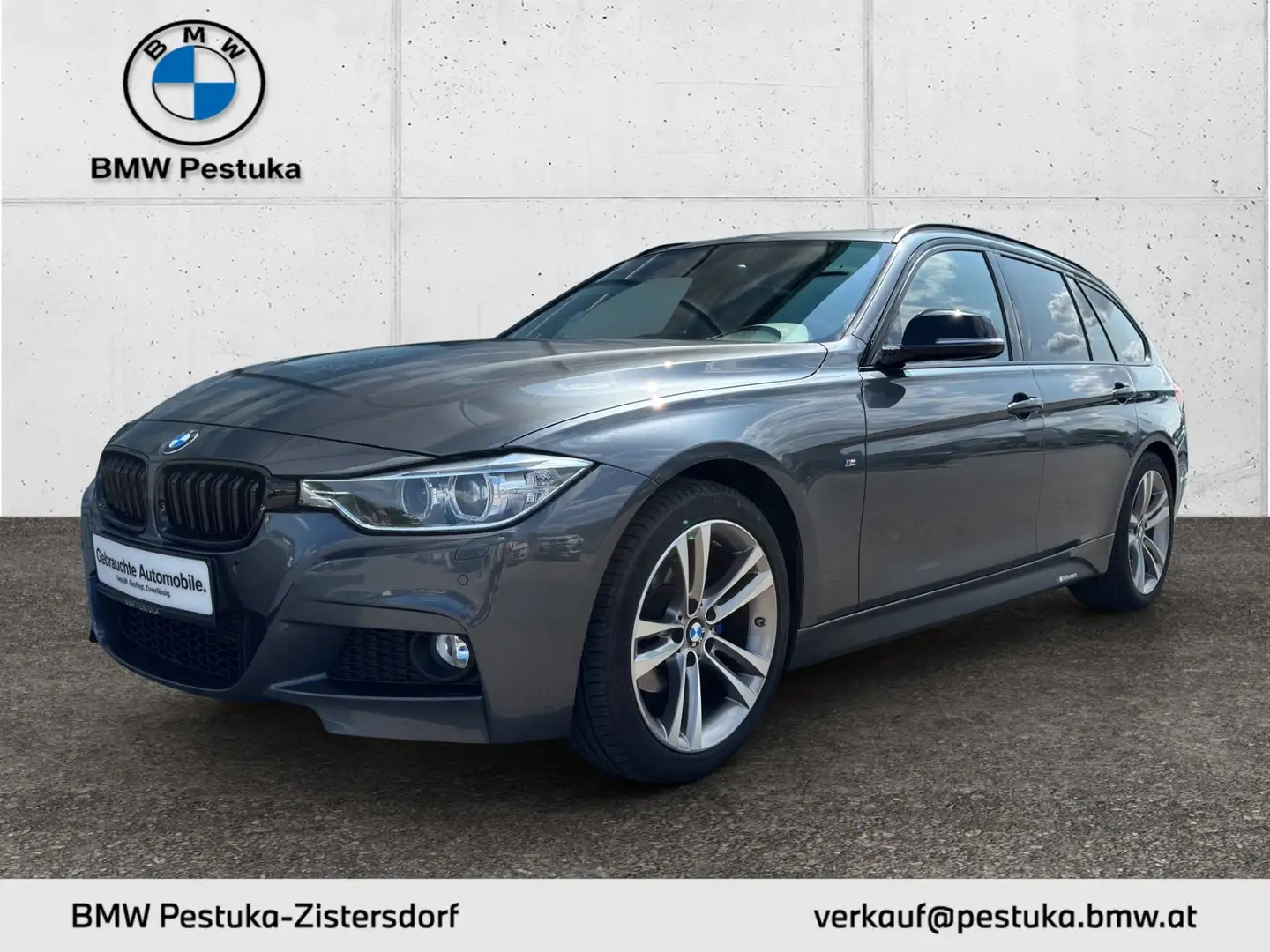 BMW 318 318d Gris - 1