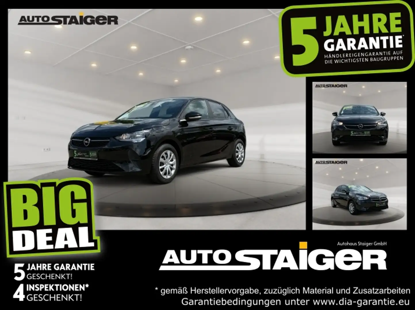 Opel Corsa F 1.2 Edition KAM PDC Sitz-Lenkradheizung Schwarz - 1