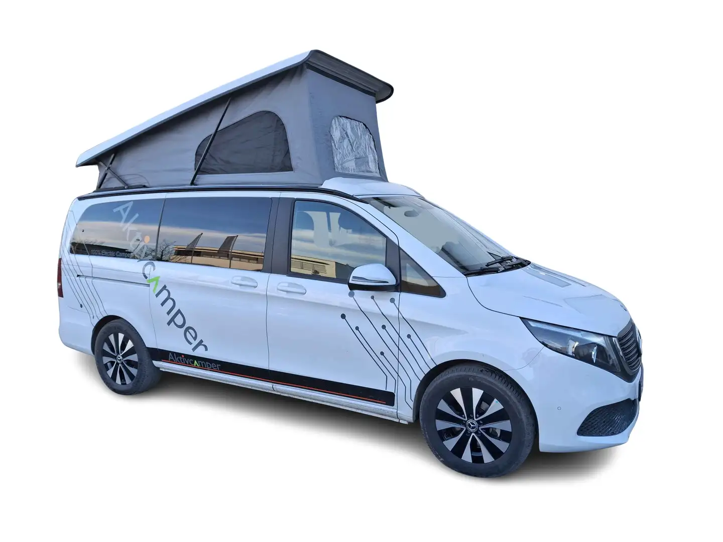 Mercedes-Benz EQV 300 EQV 300 lang E-Camper Aufstelldach Aktivcamper Weiß - 1