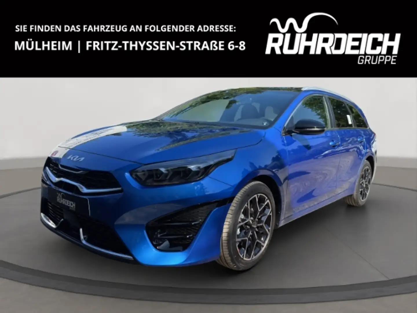 Kia Ceed SW / cee'd SW 1.5T DCT7 GT Line Navi Leder AHK Digitales Cockpit Bleu - 1