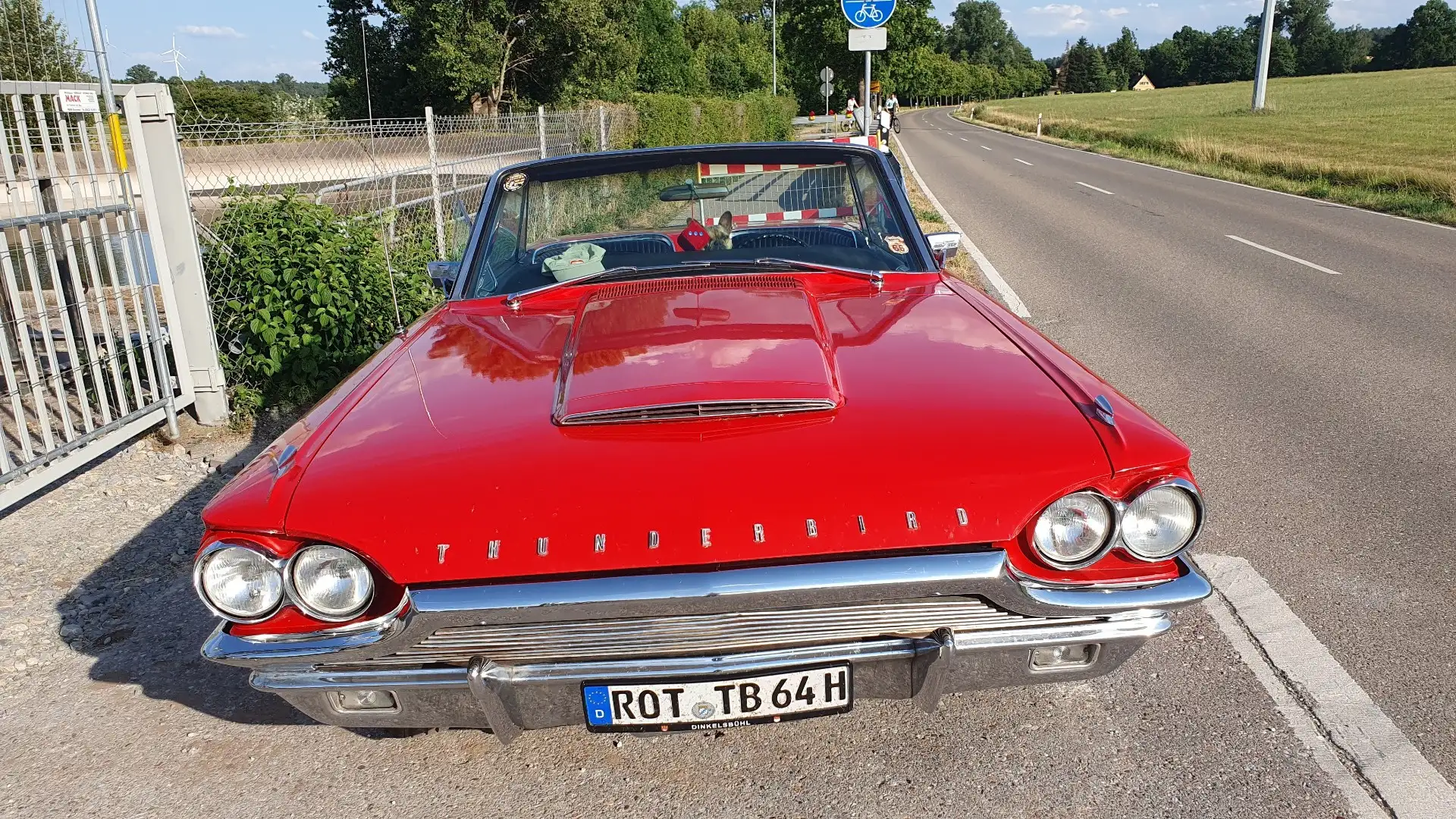Ford Thunderbird convertible Rot - 1