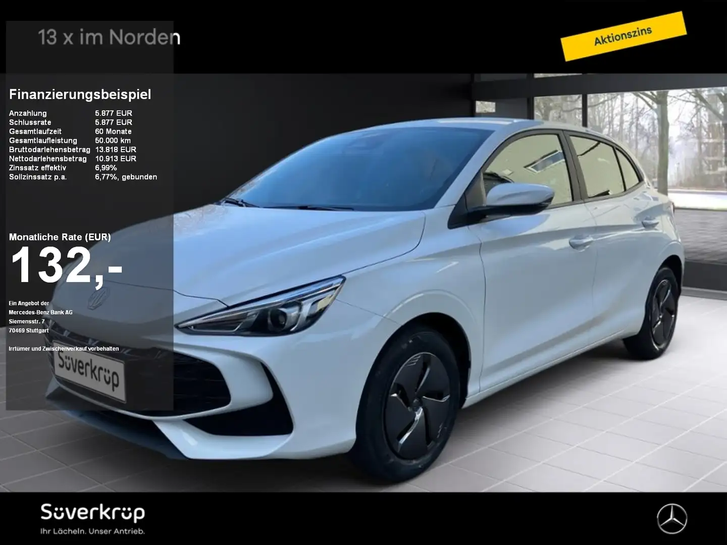 MG MG3 Standard 1.5 *Klima*Android*Carplay*Navi* Weiß - 1