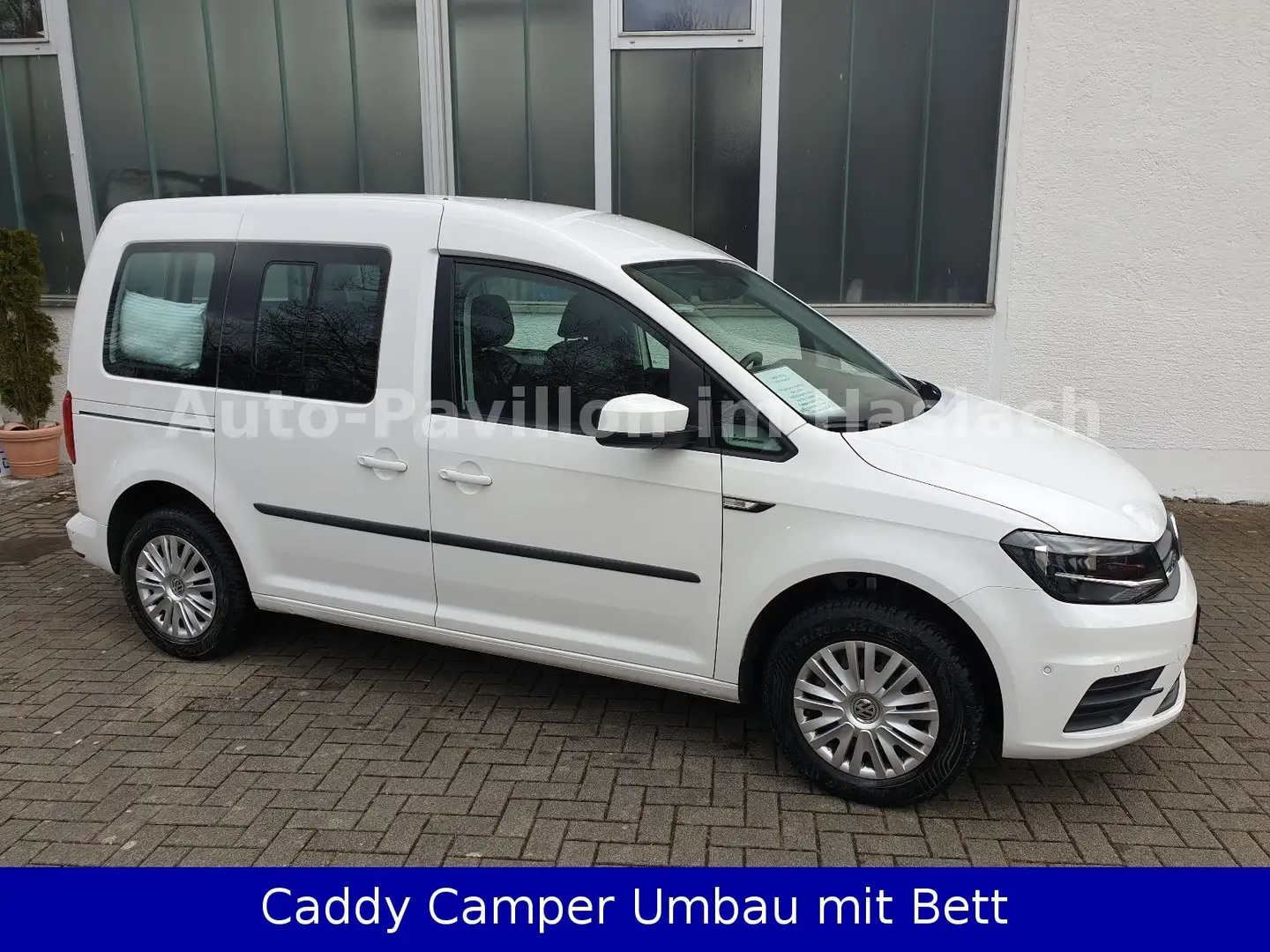Volkswagen Caddy TSI Trendline Campingbett Navi Park-Assist Weiß - 2