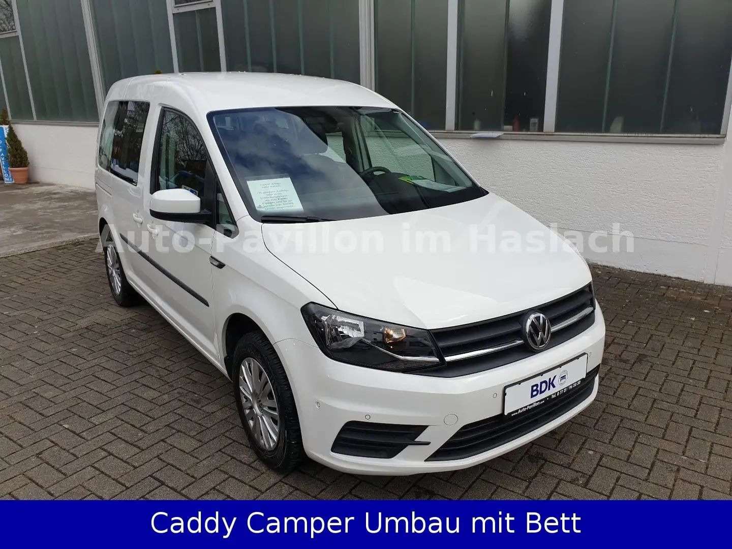 Volkswagen Caddy TSI Trendline Campingbett Navi Park-Assist Weiß - 1