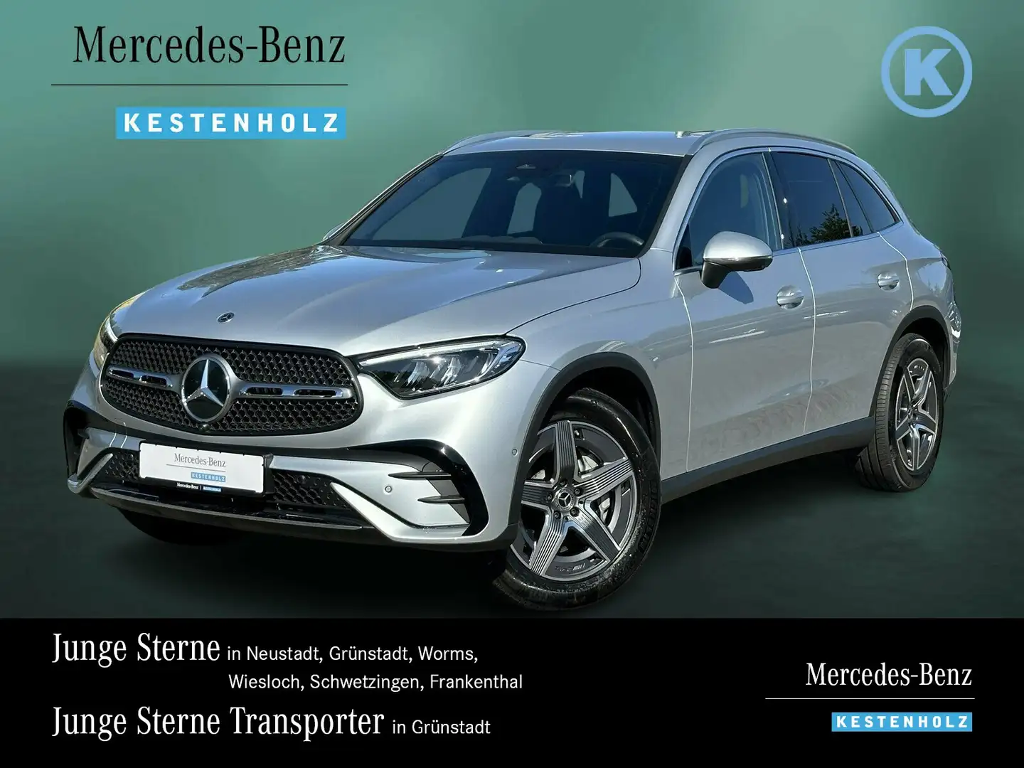 Mercedes-Benz GLC 200 GLC 200 4M AMG+AHK+VOR-DISTRO+BURME+360°+MEMORY Argent - 1