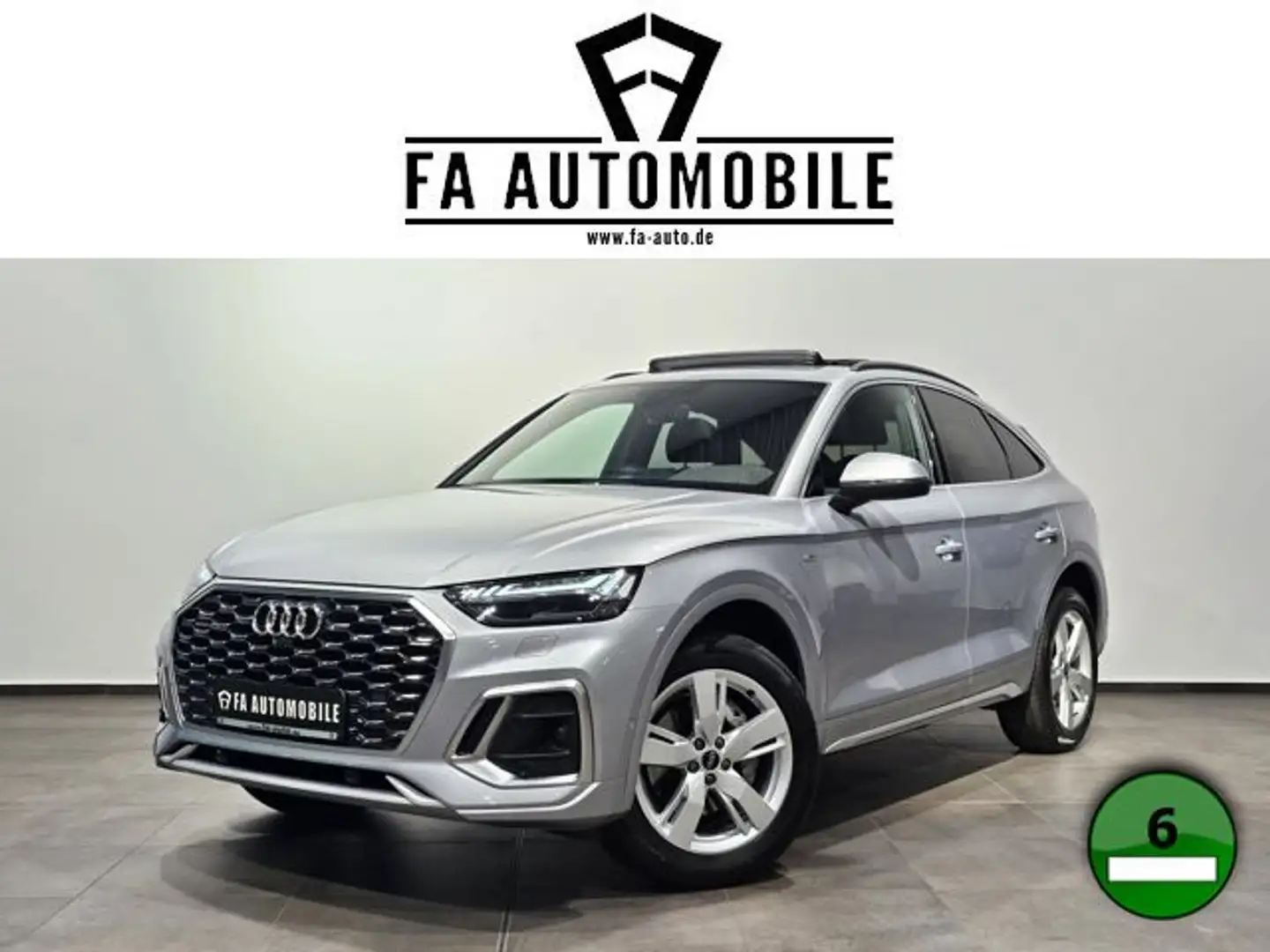Audi Q5 Sportback 40 TDI Q S Line Pano Matrix Leder Argento - 1