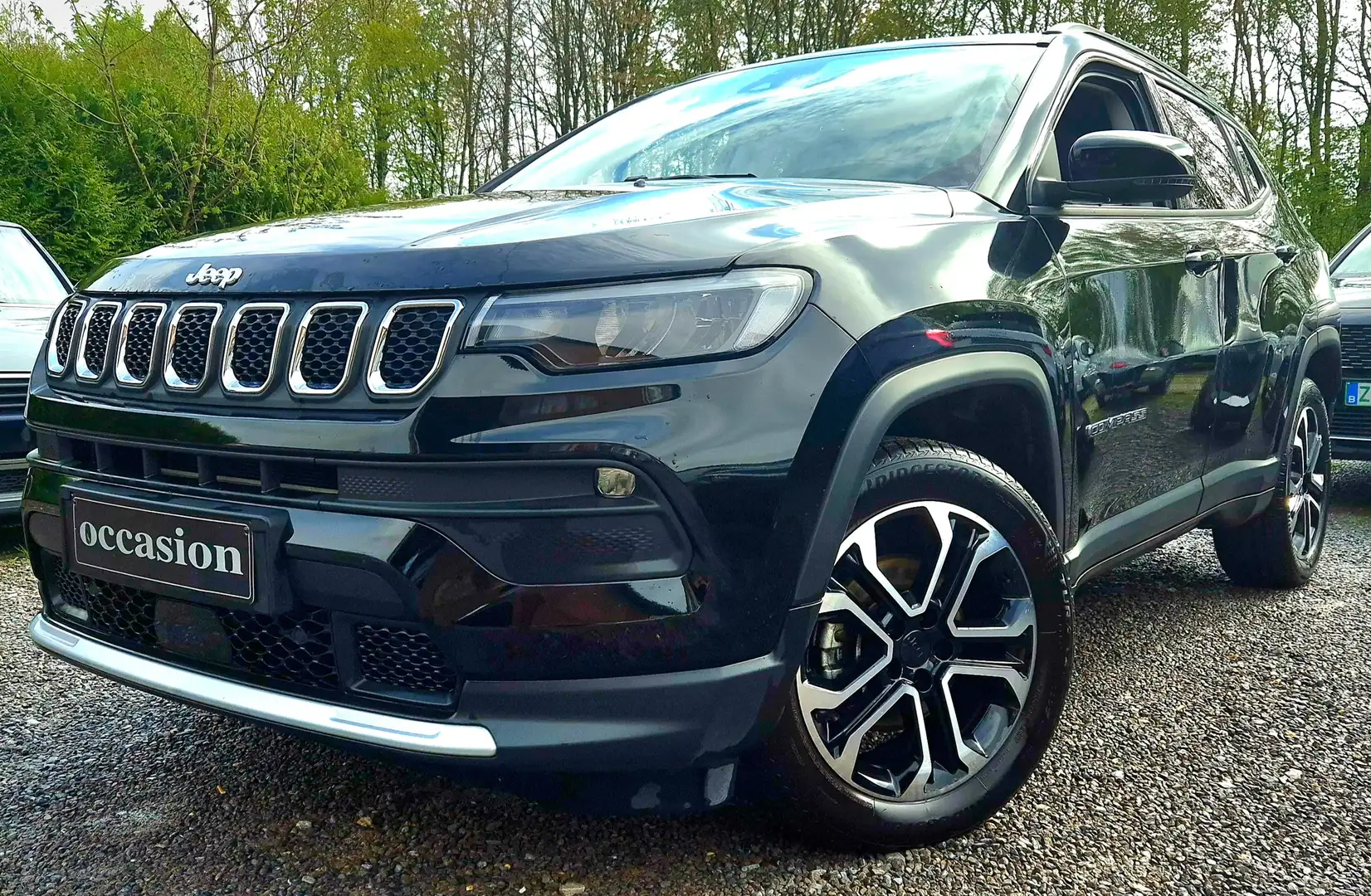 Jeep Compass 1.3 Turbo eAWD MHEV Limited TVA DEDUCTIBLE Noir - 1