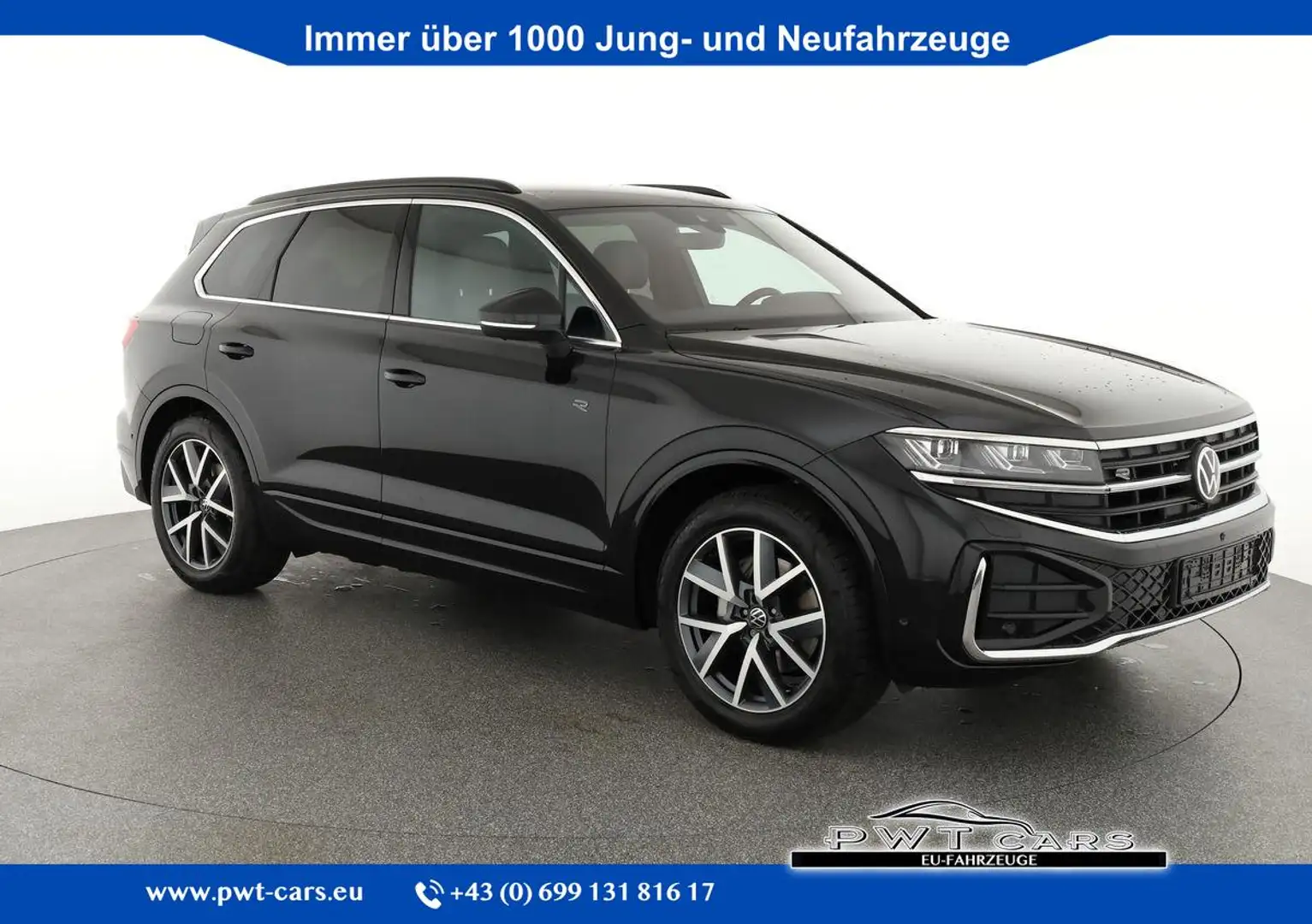 Volkswagen Touareg 3.0 TDI 210 kW 4Motion R-Line V6 R-LINE, Luft, ... Schwarz - 1