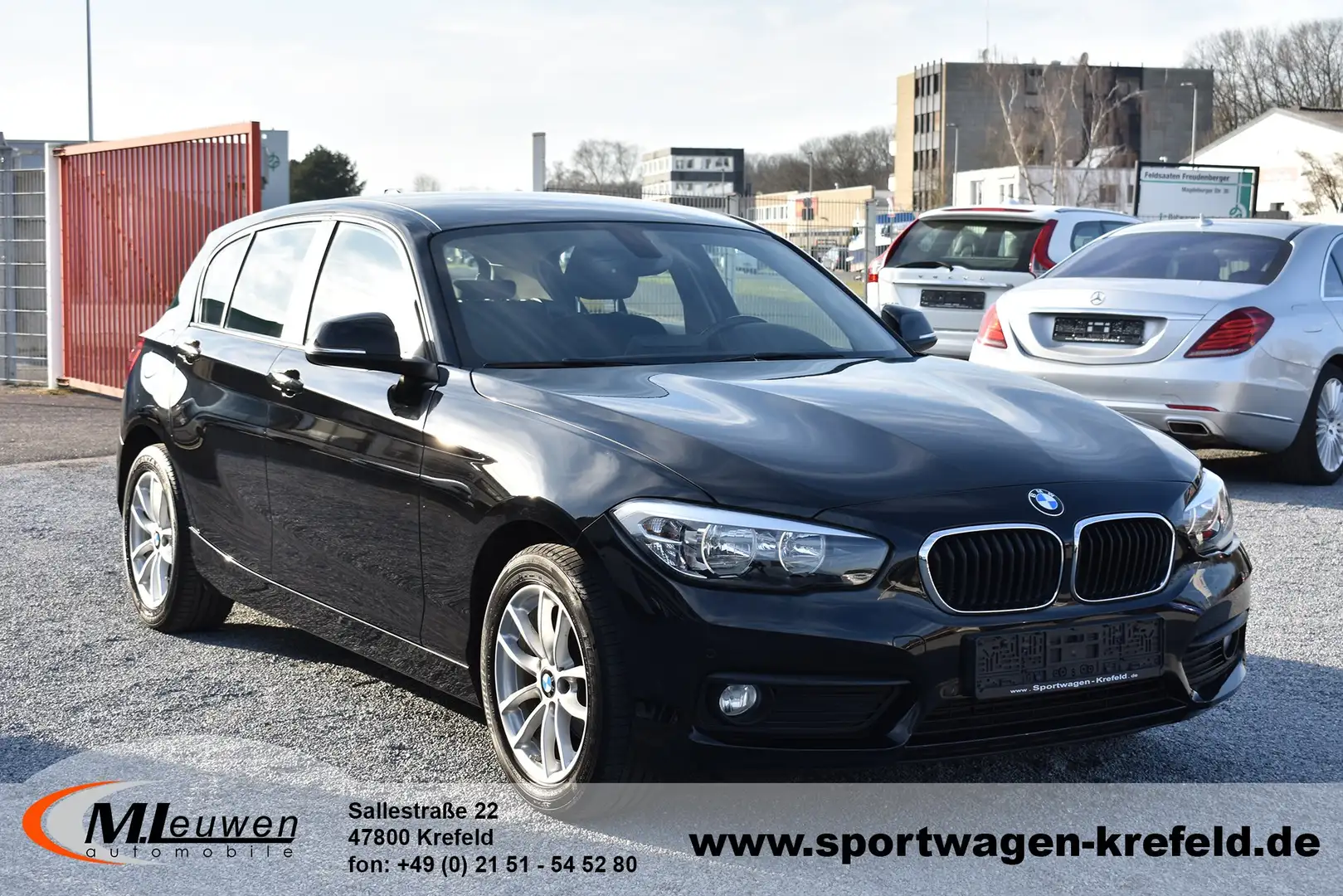 BMW 116 i Advantage 5türig *NAVI*PDC*ALU*SHZG* Schwarz - 2