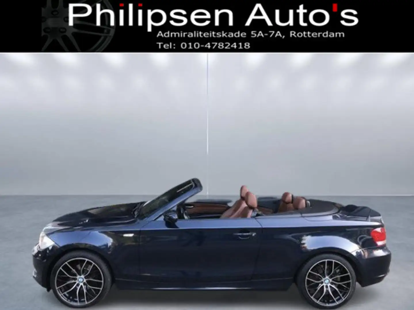 BMW 120 1-serie Cabrio 120i High Executive Синий - 1