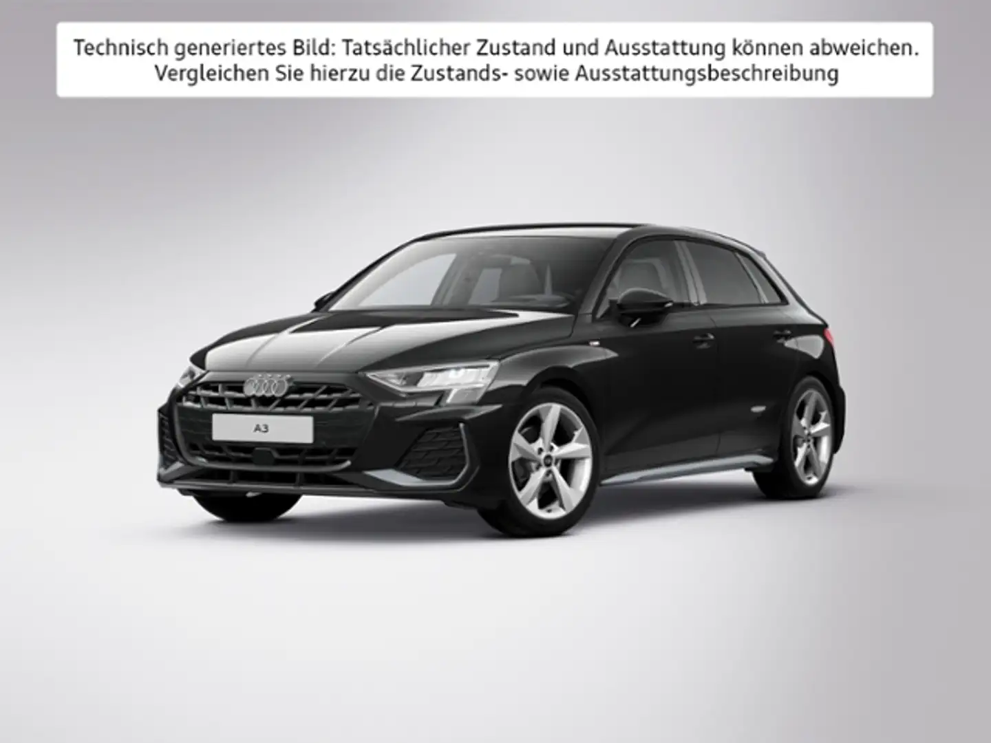 Audi A3 Sportback S line 35TFSI S tronic *HUD*VC+*SHZ*Kam Schwarz - 2