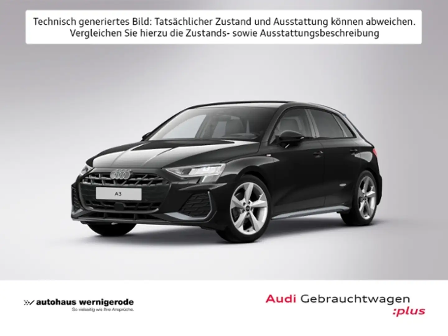 Audi A3 Sportback S line 35TFSI S tronic *HUD*VC+*SHZ*Kam Schwarz - 1