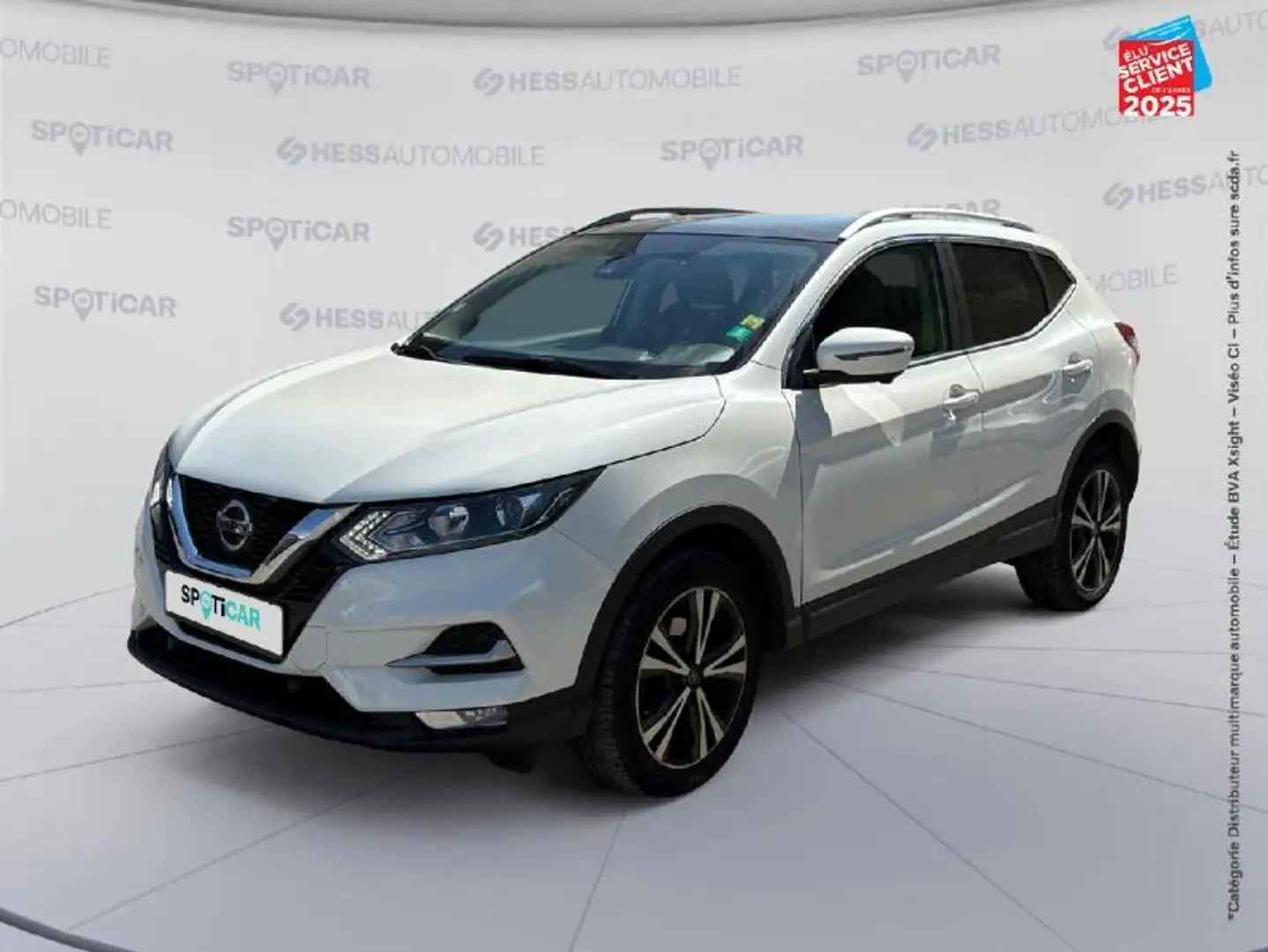 Nissan Qashqai 1.3 DIG-T 140ch N-Connecta Euro6d-T Blanc - 1