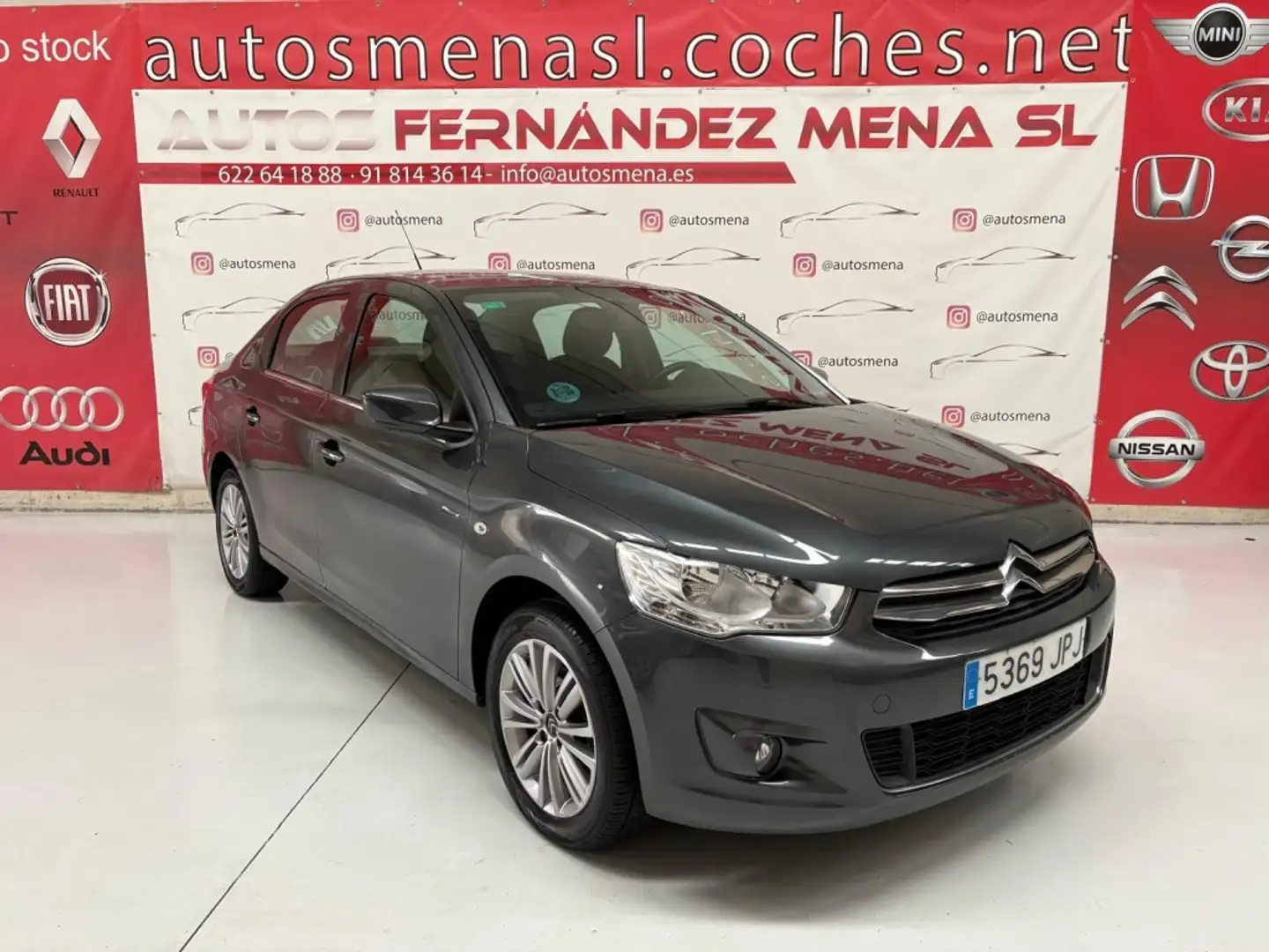 Citroen C-Elysée 1.2 PureTech S&S Exclusive ETG 82 Gris - 1
