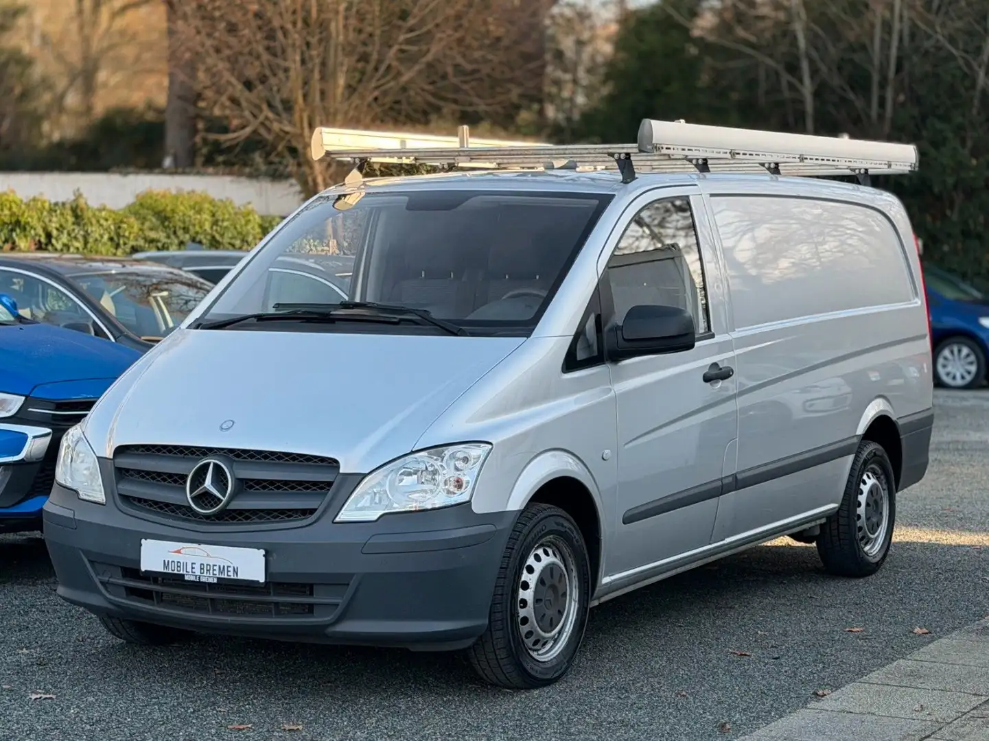 Mercedes-Benz Vito Kasten 113 CDI lang KLIMA*PDC*NAVI Silber - 1