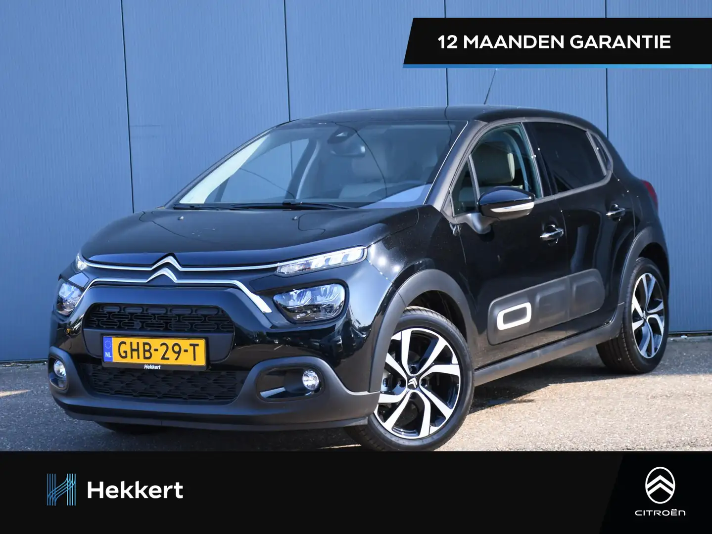 Citroen C3 Feel Edition 1.2 PureTech 83pk PDC ACHTER + CAM. | Noir - 1