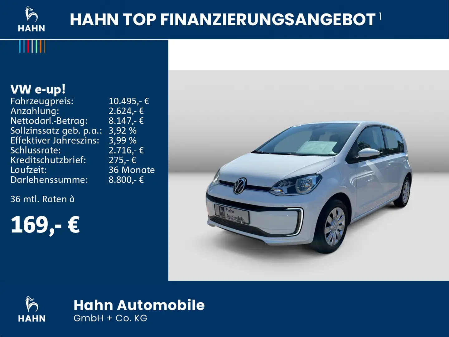 Volkswagen e-up! Klima Sitzh ISOFIX Winterp Freisprech Blanc - 2